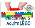 senior citizen and adults lego